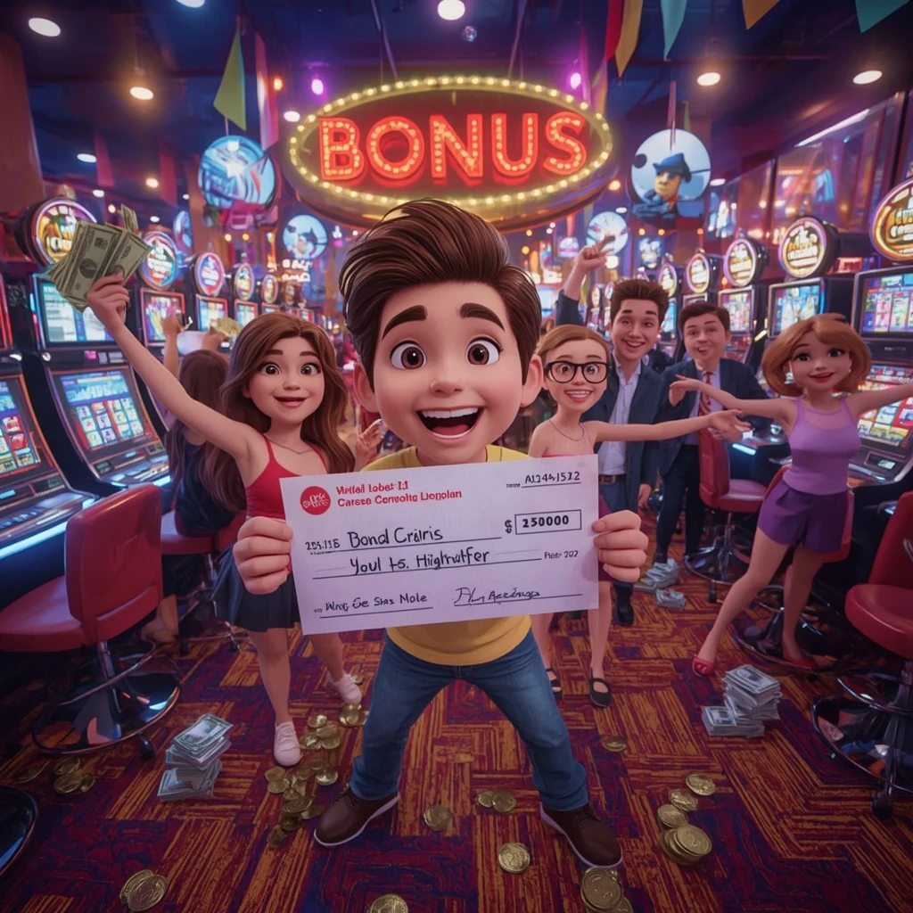 bonus nelle mani dell'uomo al casinò SUPERBOSS CASINO