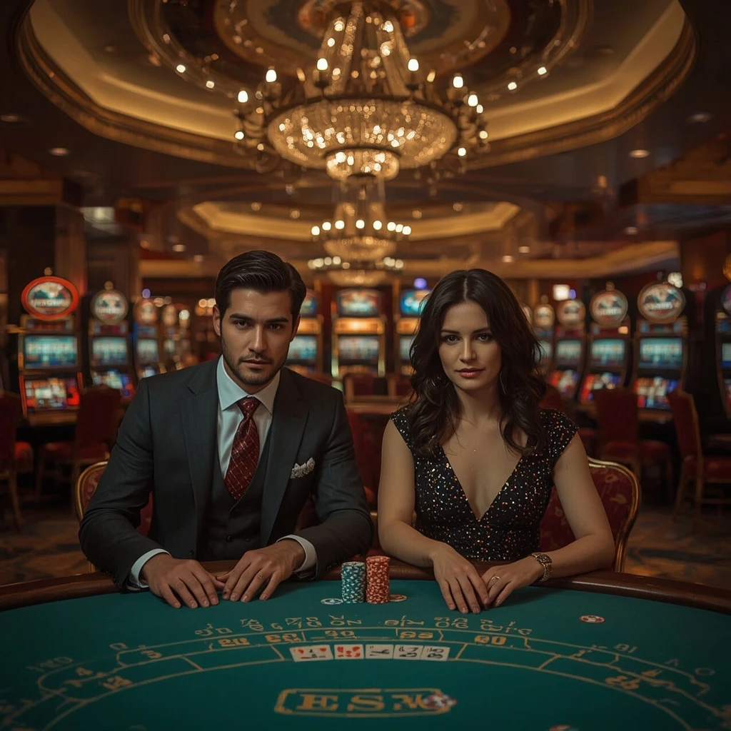 Due giocatori di poker nel SuperBoss Casino